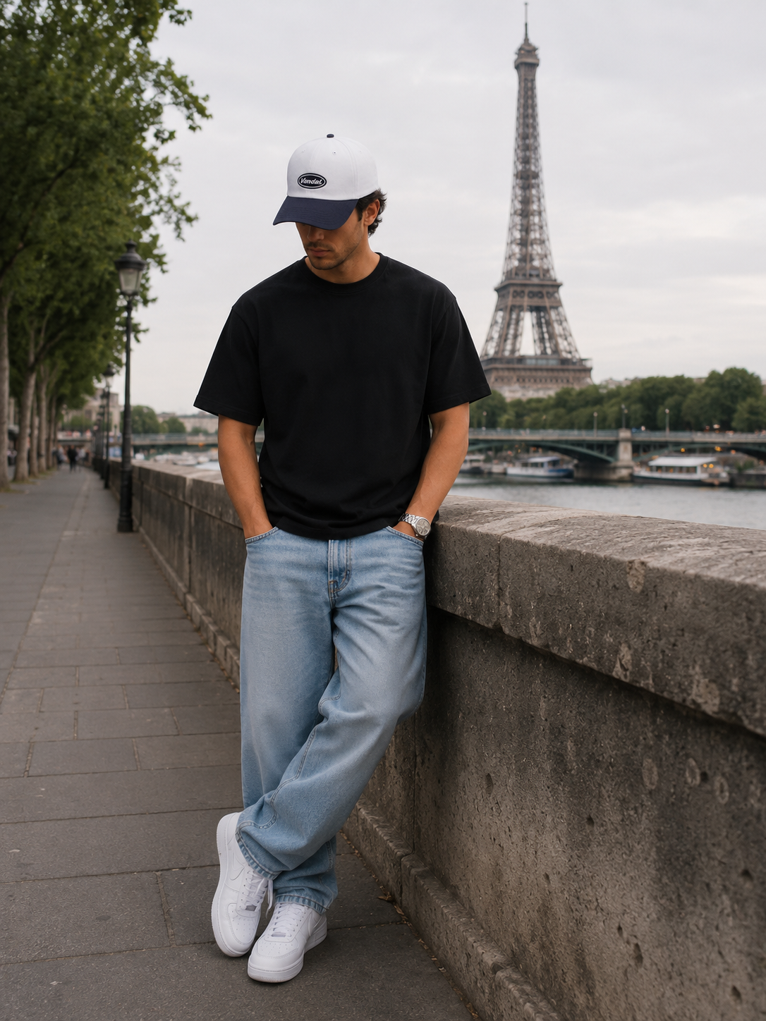 GORRA VANDAL / BLANCO Y NEGRO