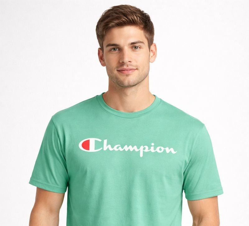 POLO CHAMPION VERDE / LOGO CLASICO BLANCO