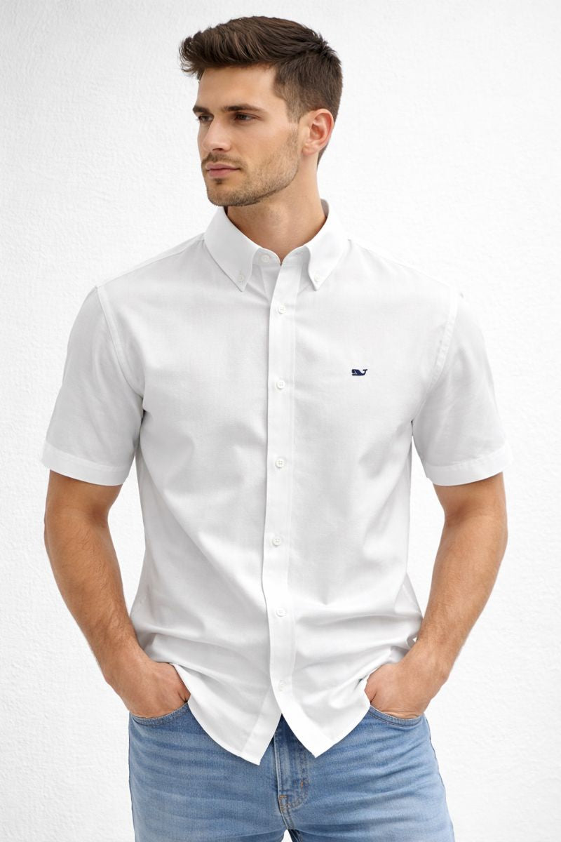 CAMISA MANGA CORTA VINEYARD / BLANCA