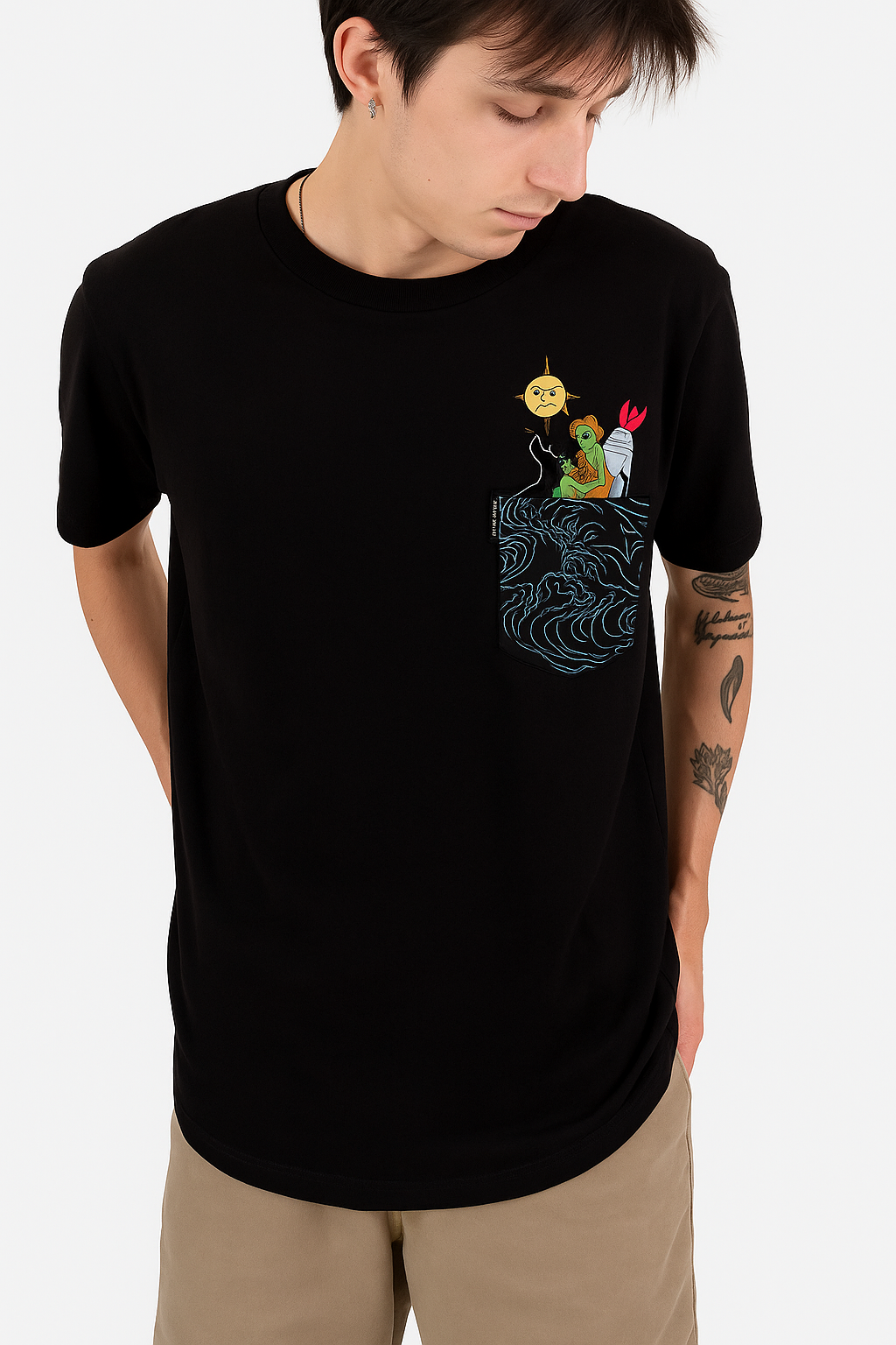 POLO CLASICO OVERTAKE / NEGRO / HUDLE ALIEN