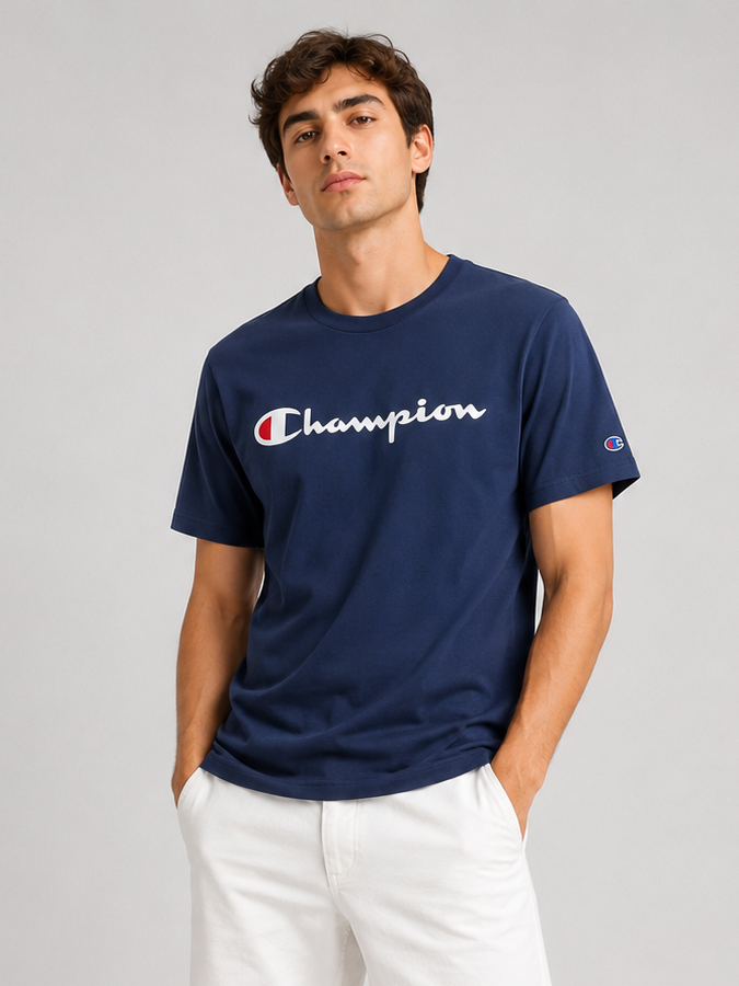 POLO CHAMPION / AZUL MARINO / LOGO CLASICO