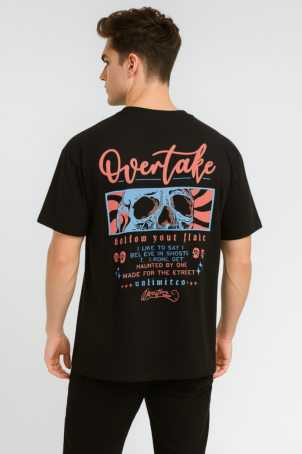 POLO BOXYFIT OVERTAKE / NEGRO / SKULL BOXY