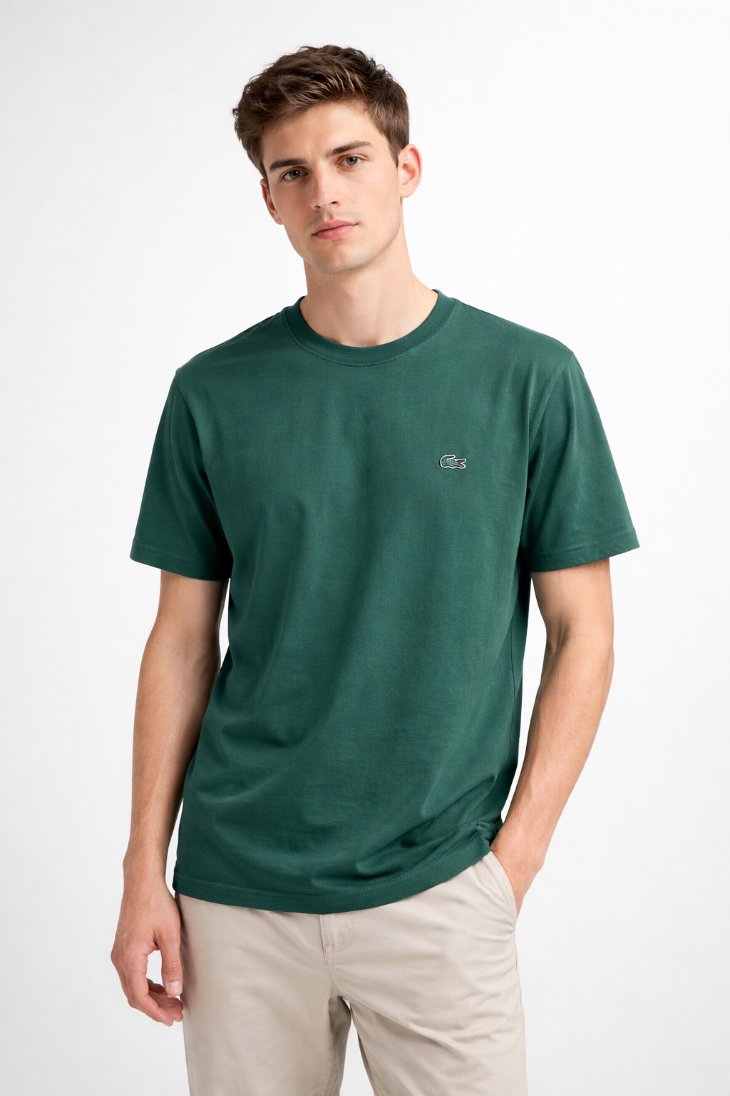 POLO LACOSTE / VERDE OSCURO