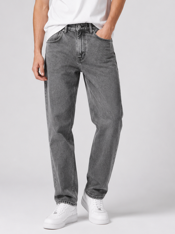 PANTALON MOM JEAN LEVERANGE / GRIS