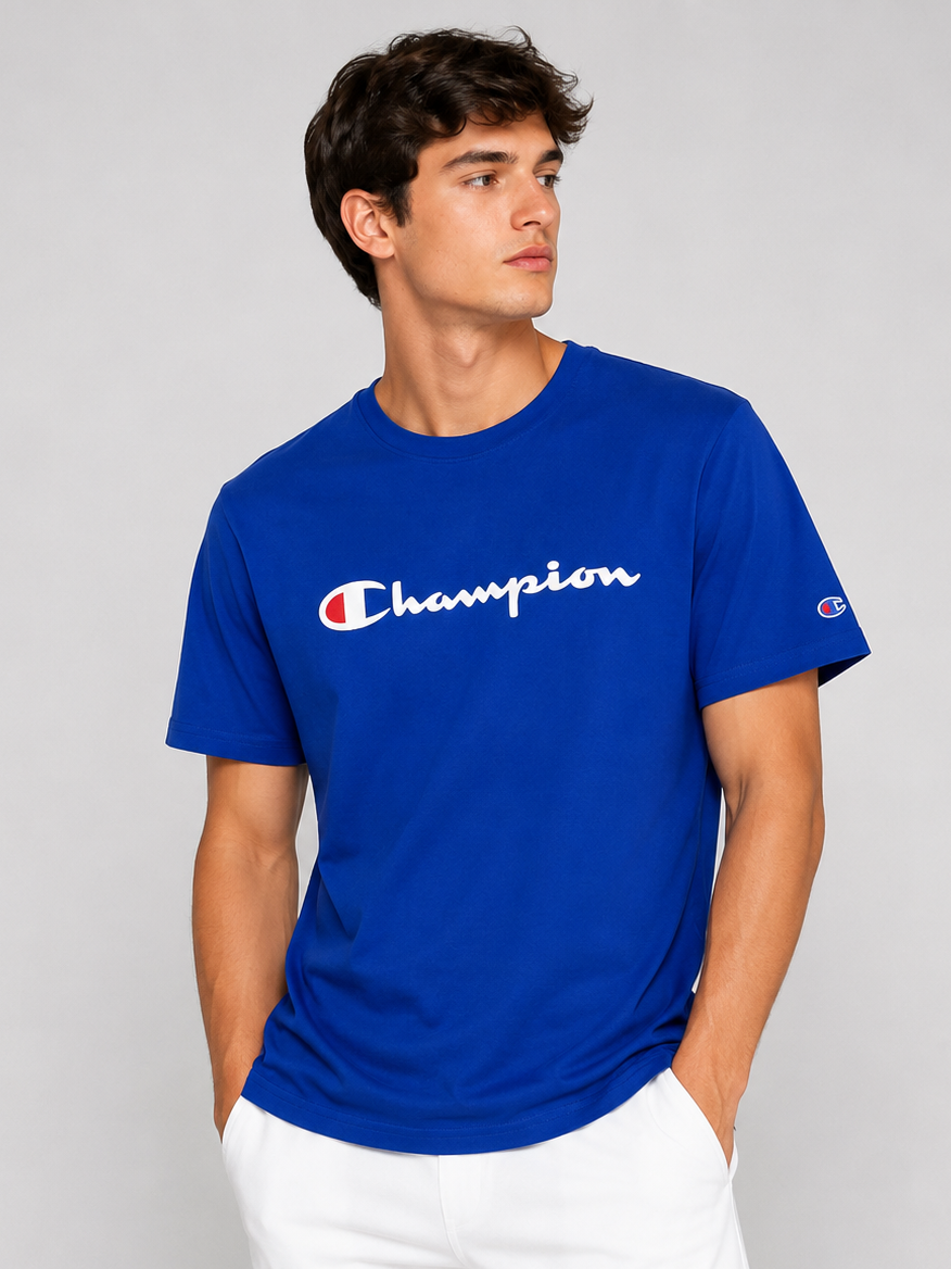 POLO CHAMPION AZUL / LOGO BLANCO