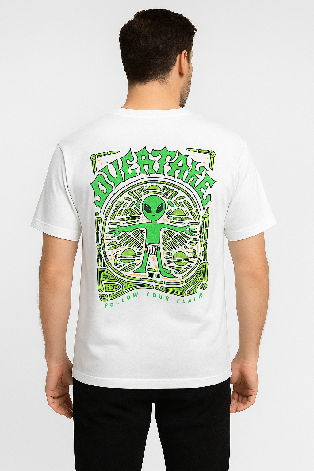 POLO CLASICO OVERTAKE / BLANCO / LIGHTING ACID LIGHT