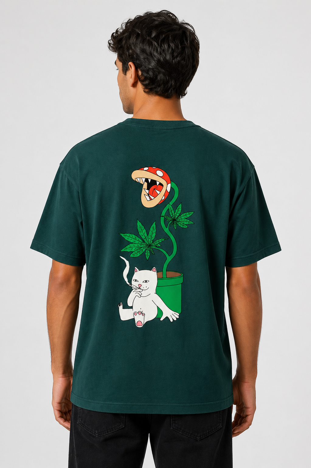 POLO RIPNDIP VERDE OSCURO / MARIO BROS