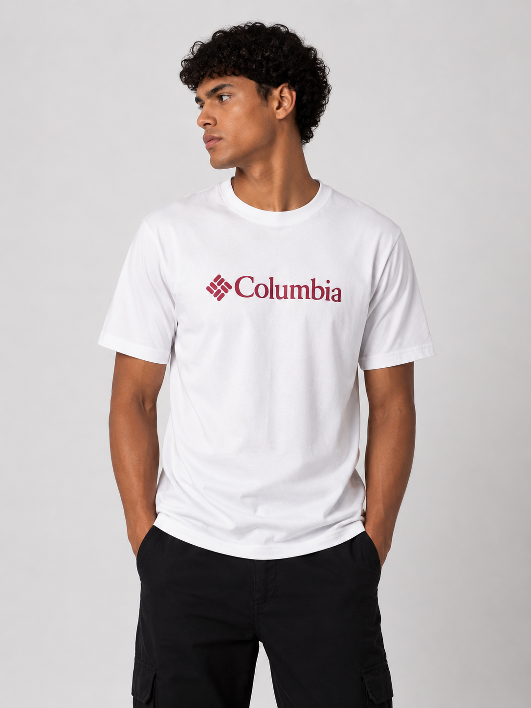 POLO COLUMBIA BLANCO / LOGO GRANDE CENTRO GINDA