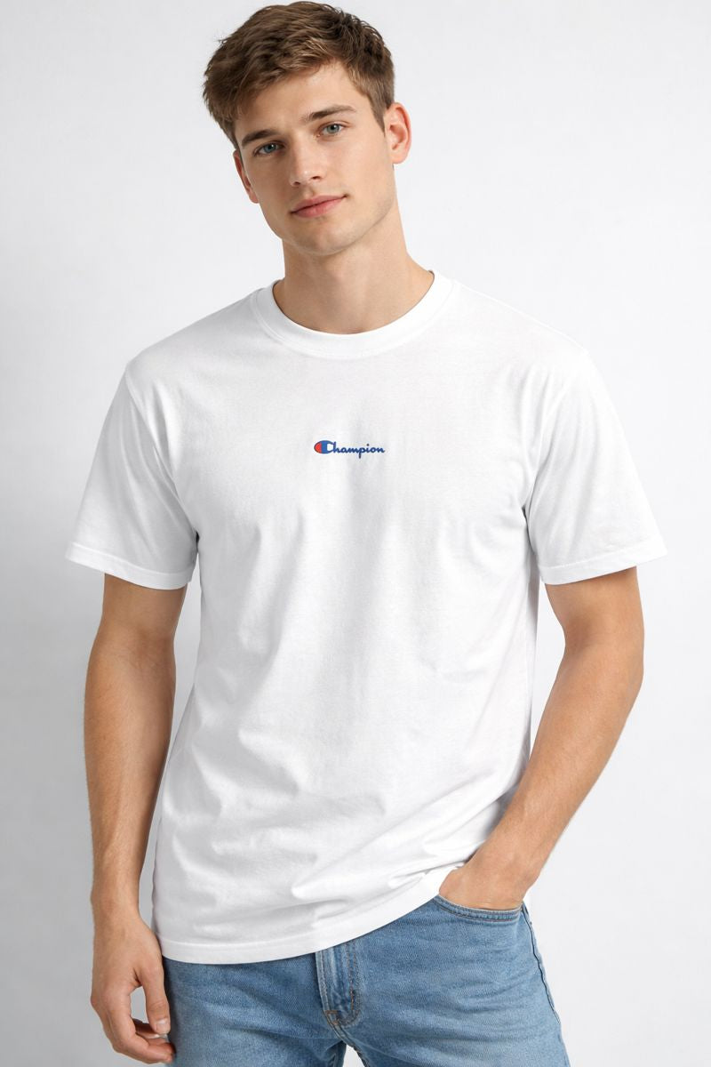 POLO CHAMPION BLANCO / LOGO PEQUEÑO PECHO