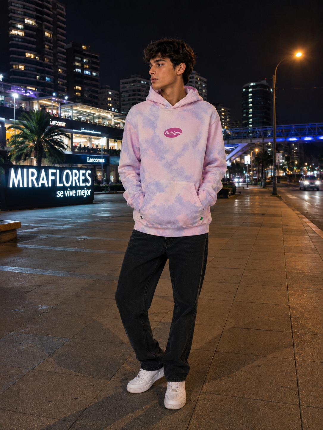 POLERA BULTIGER / ROSA / TIE DYE