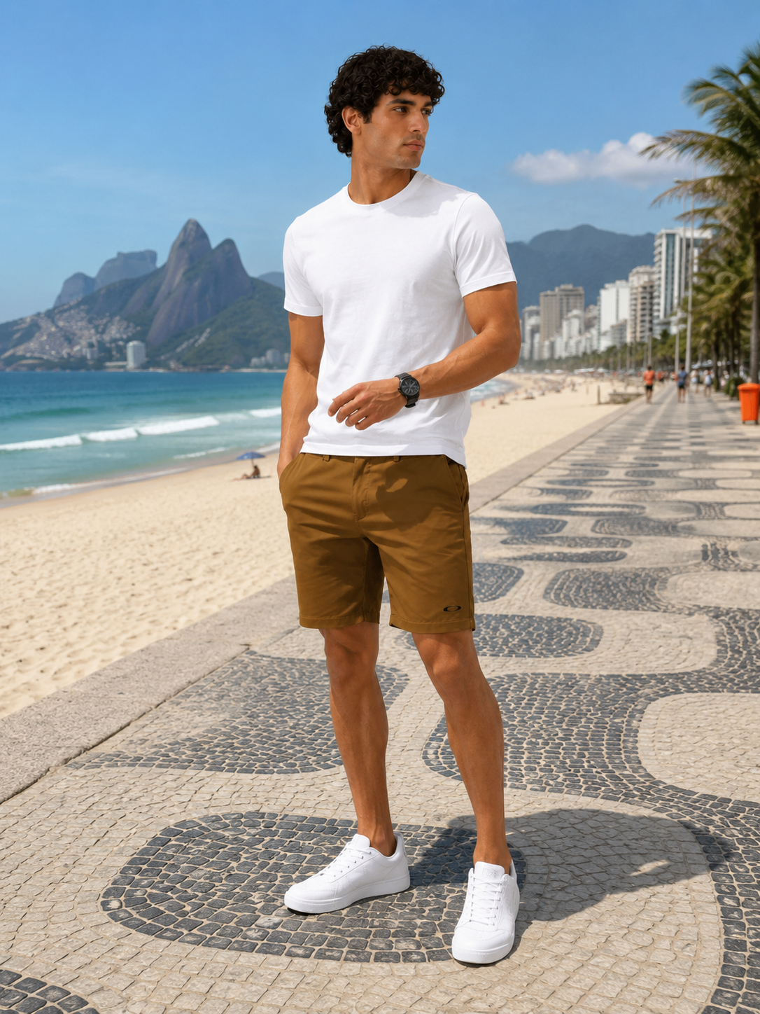 SHORT OAKLEY / CAMEL