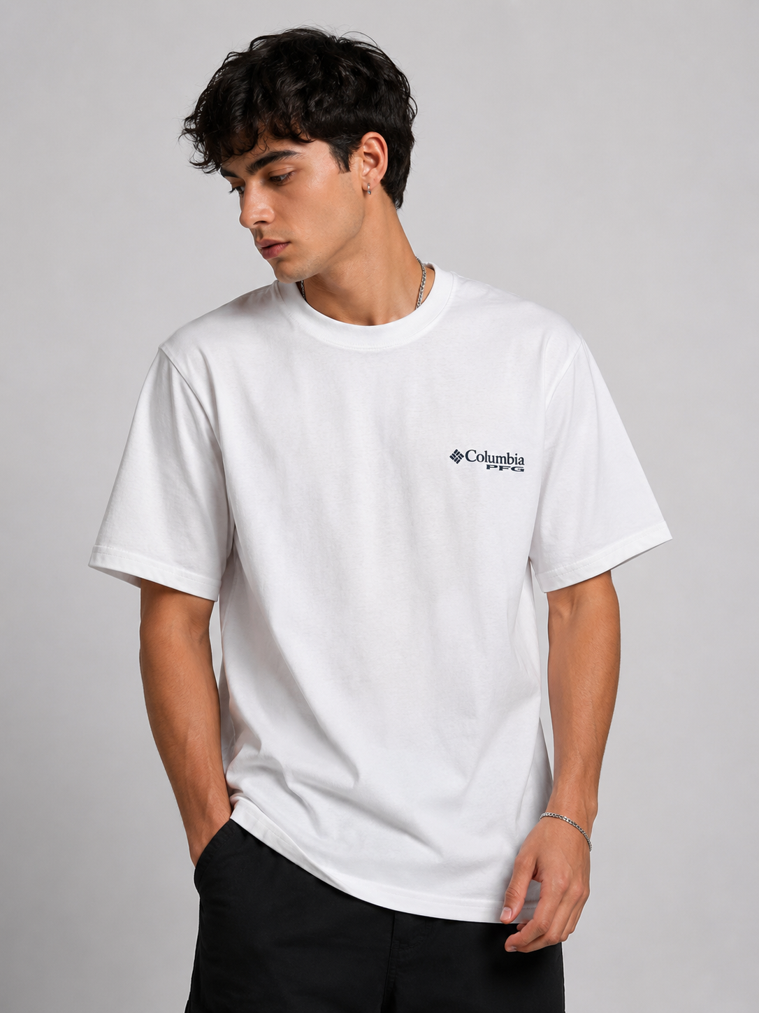 POLO COLUMBIA BLANCO / GRAFITI