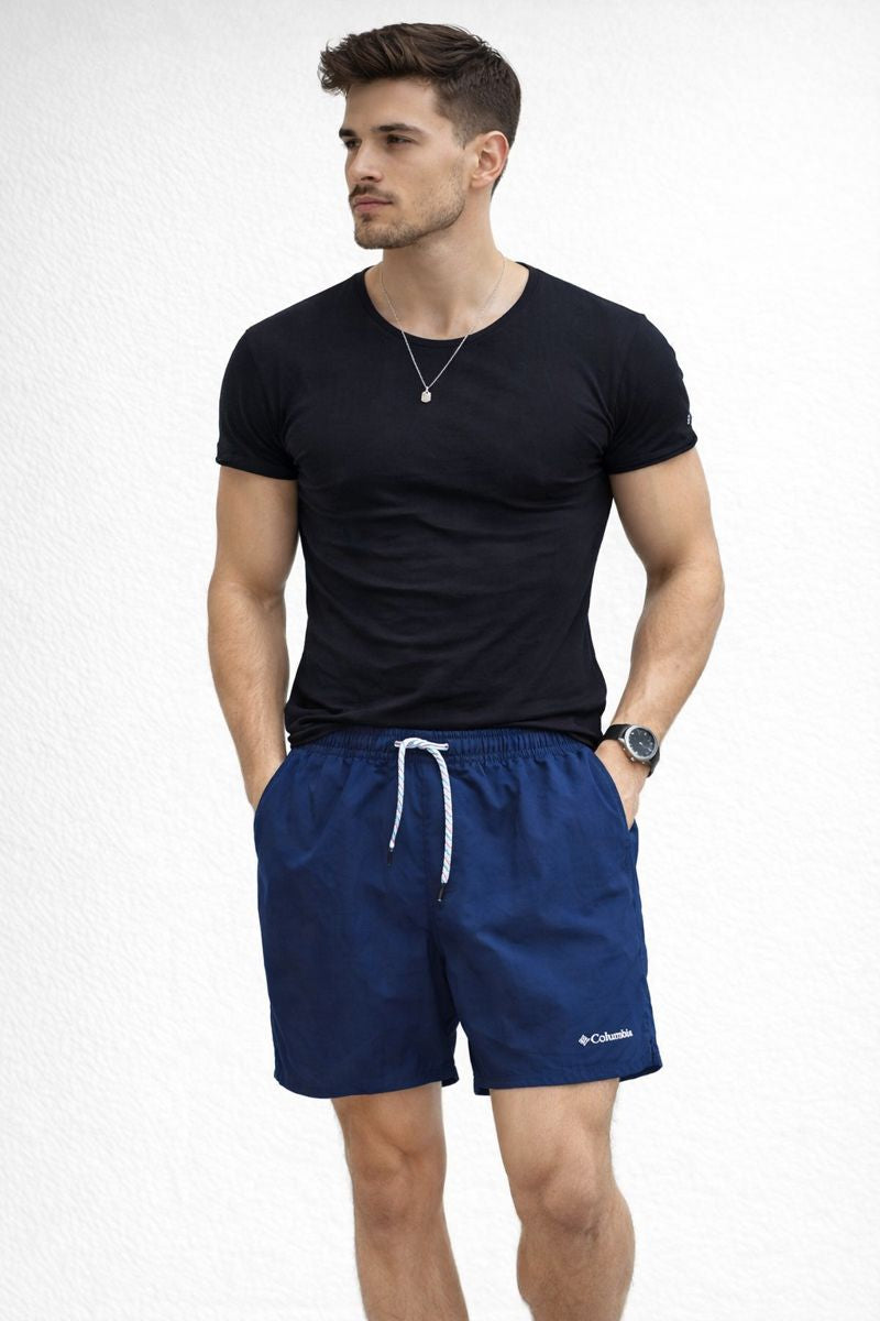 SHORT PLAYERO COLUMBIA / AZUL
