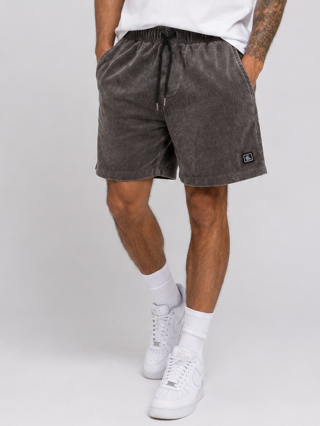 SHORT BULTIGER / MARRON TEXTURA