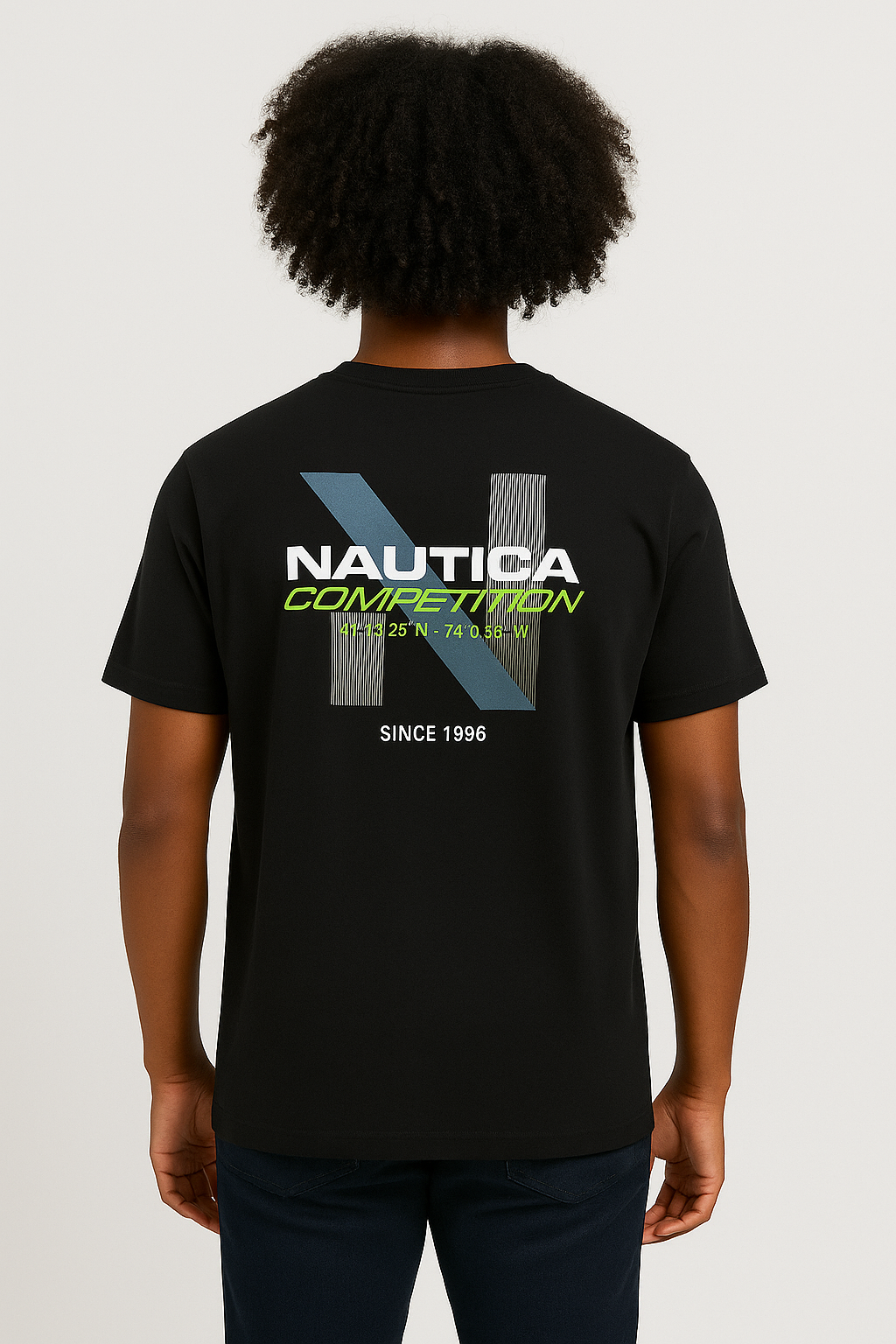 POLO NAUTICA NEGRO / SINCE 1966