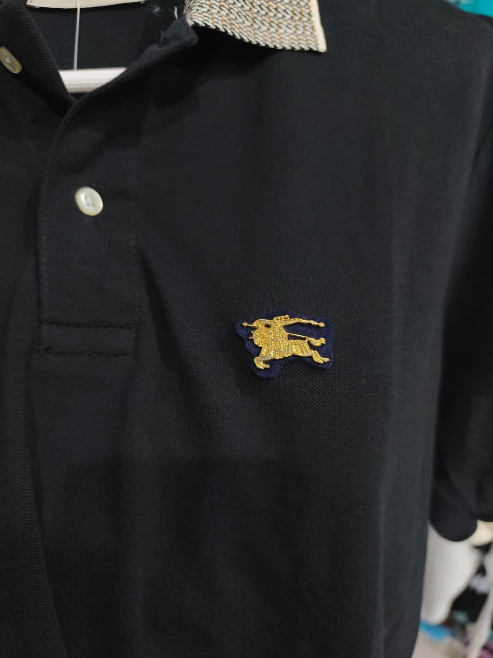 POLO CAMISERO BURBERRY / NEGRO