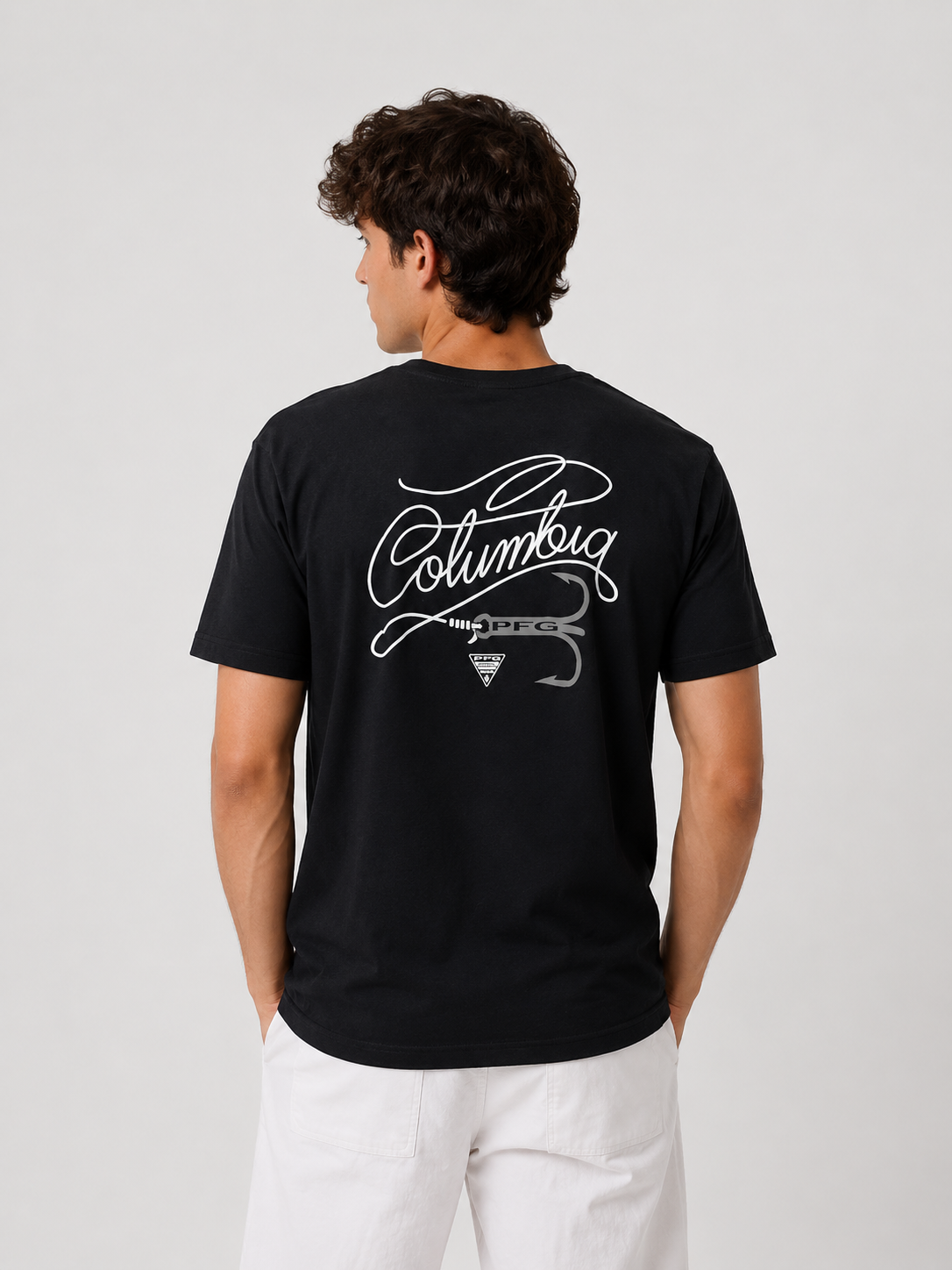 POLO COLUMBIA NEGRO / PFG GRAFITI