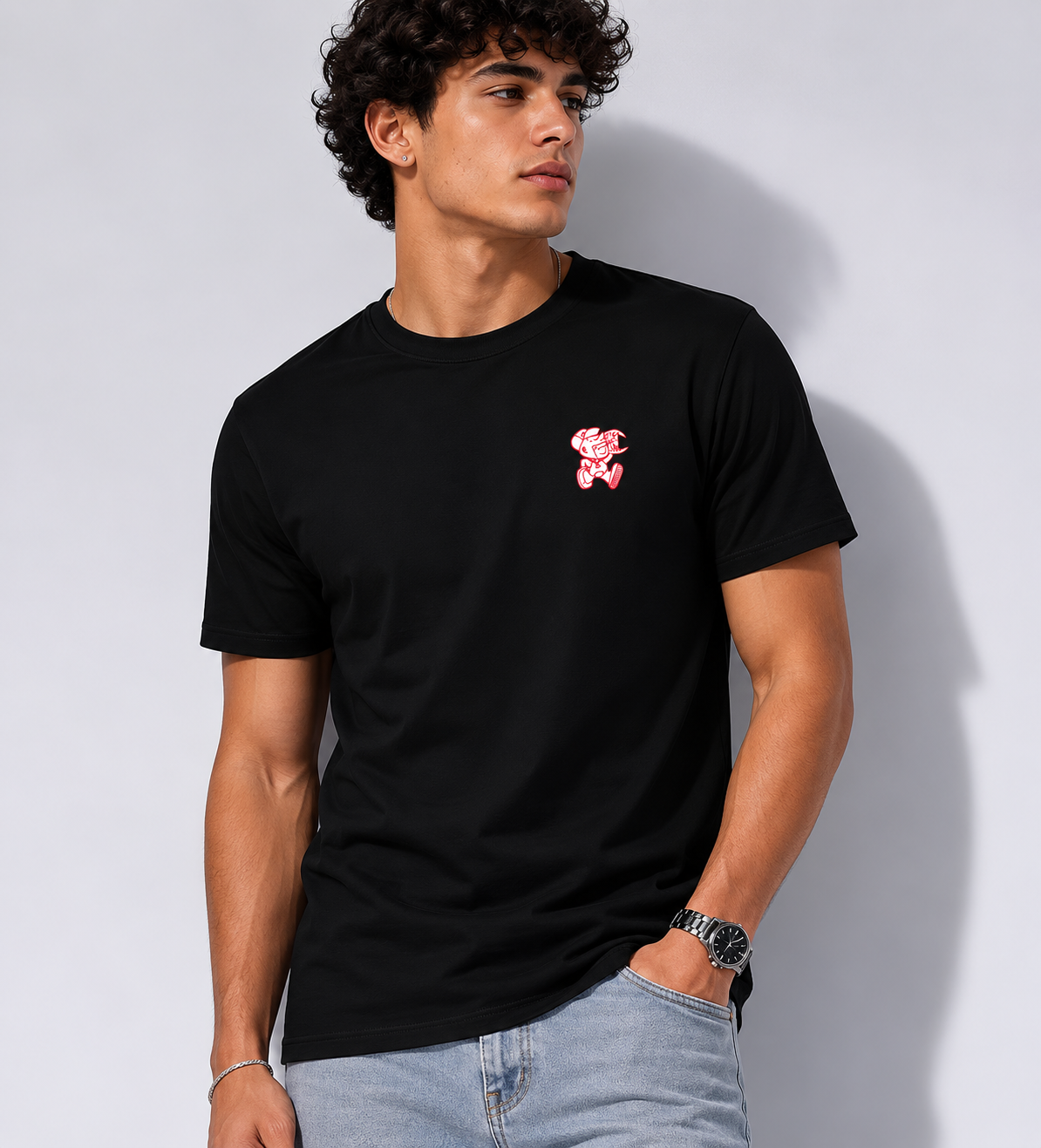 POLO CHAMPION / NEGRO / PIZZA SINCE 1919