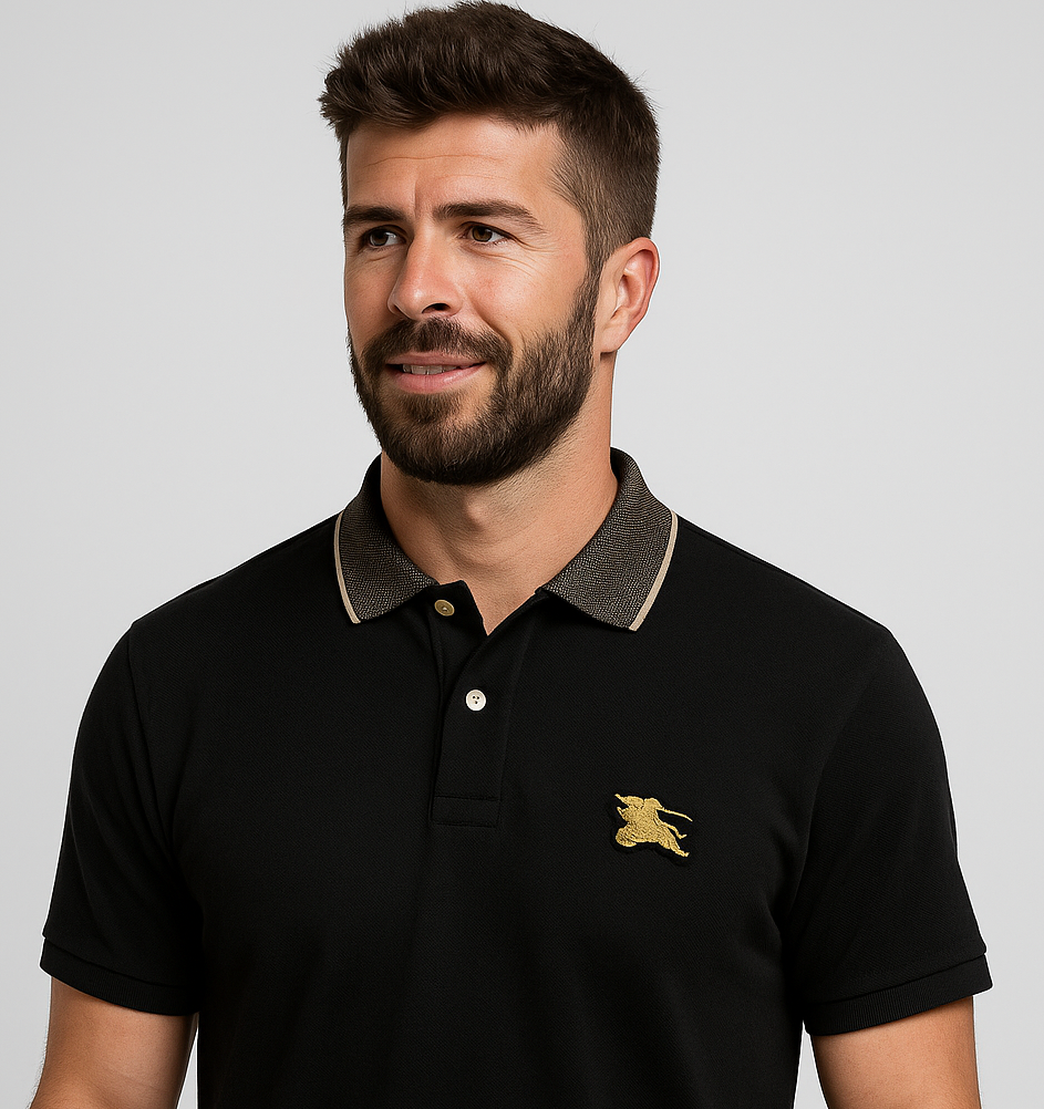 POLO CAMISERO BURBERRY / NEGRO