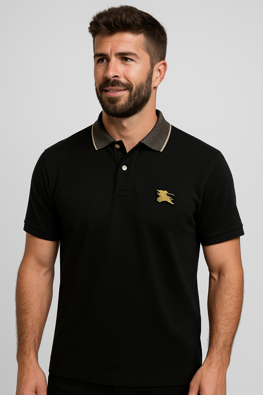 POLO CAMISERO BURBERRY / NEGRO