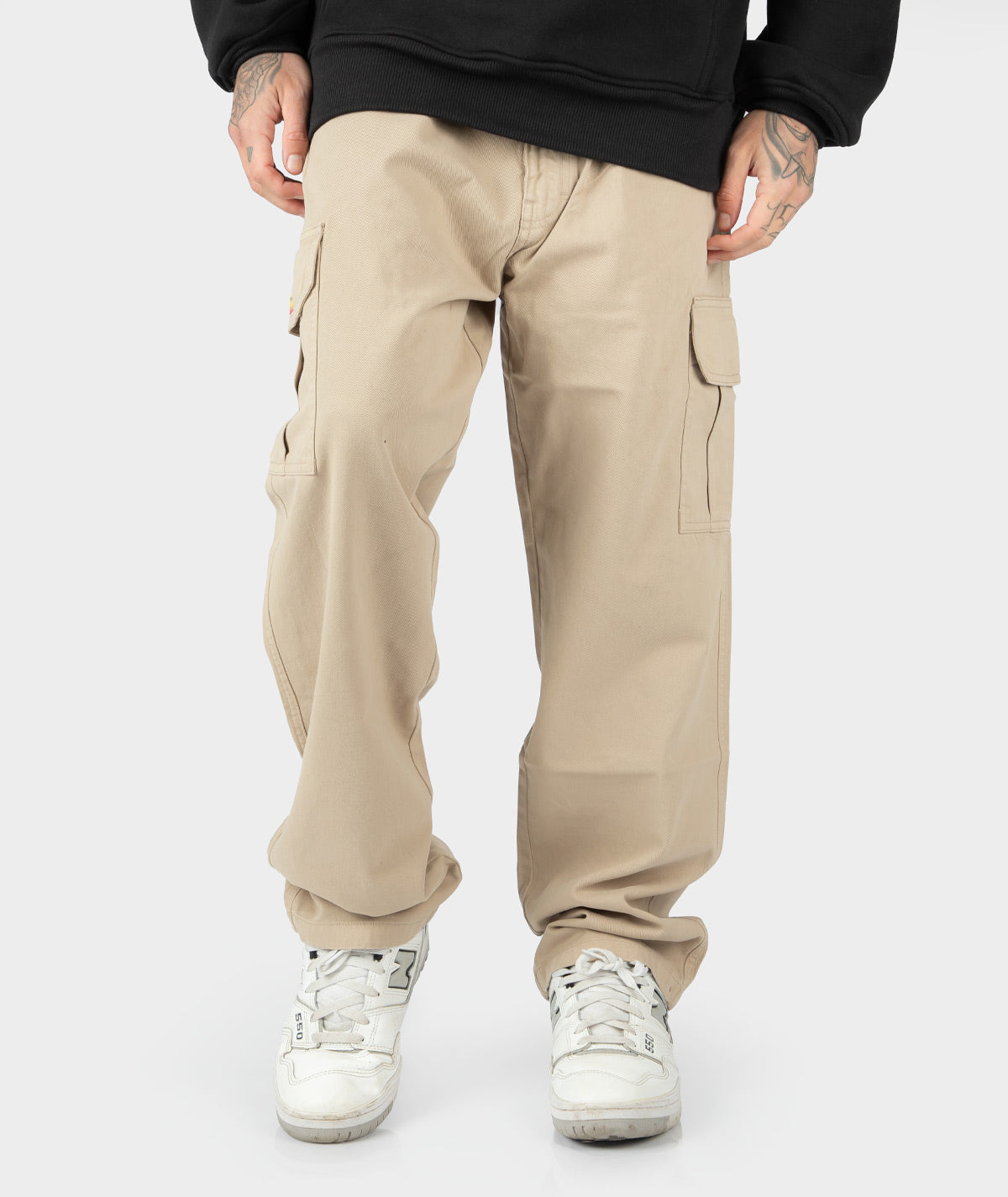 PANTALON CARGO DRILL OVERTAKE / BEIGE