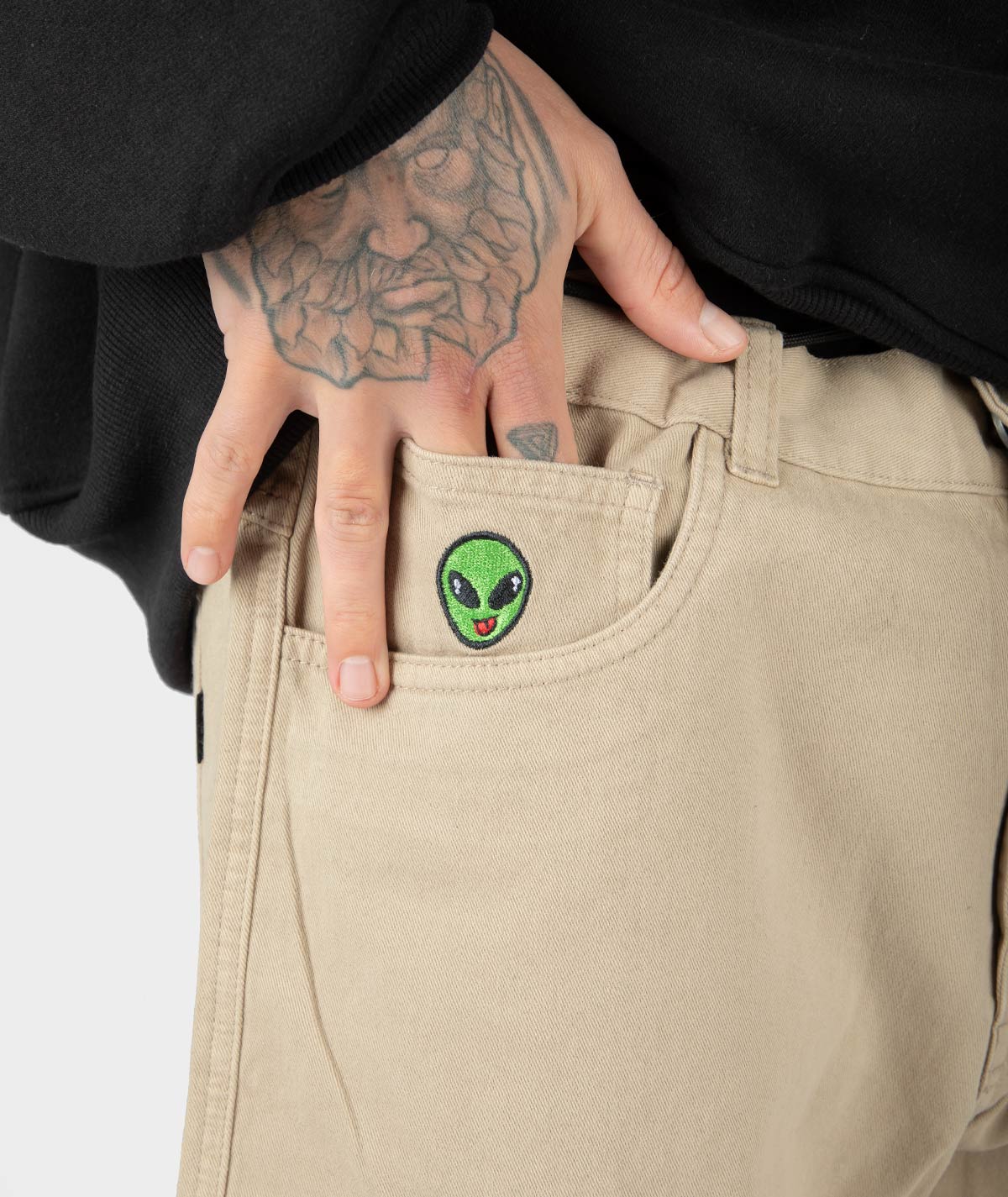 PANTALON CARGO DRILL OVERTAKE / BEIGE