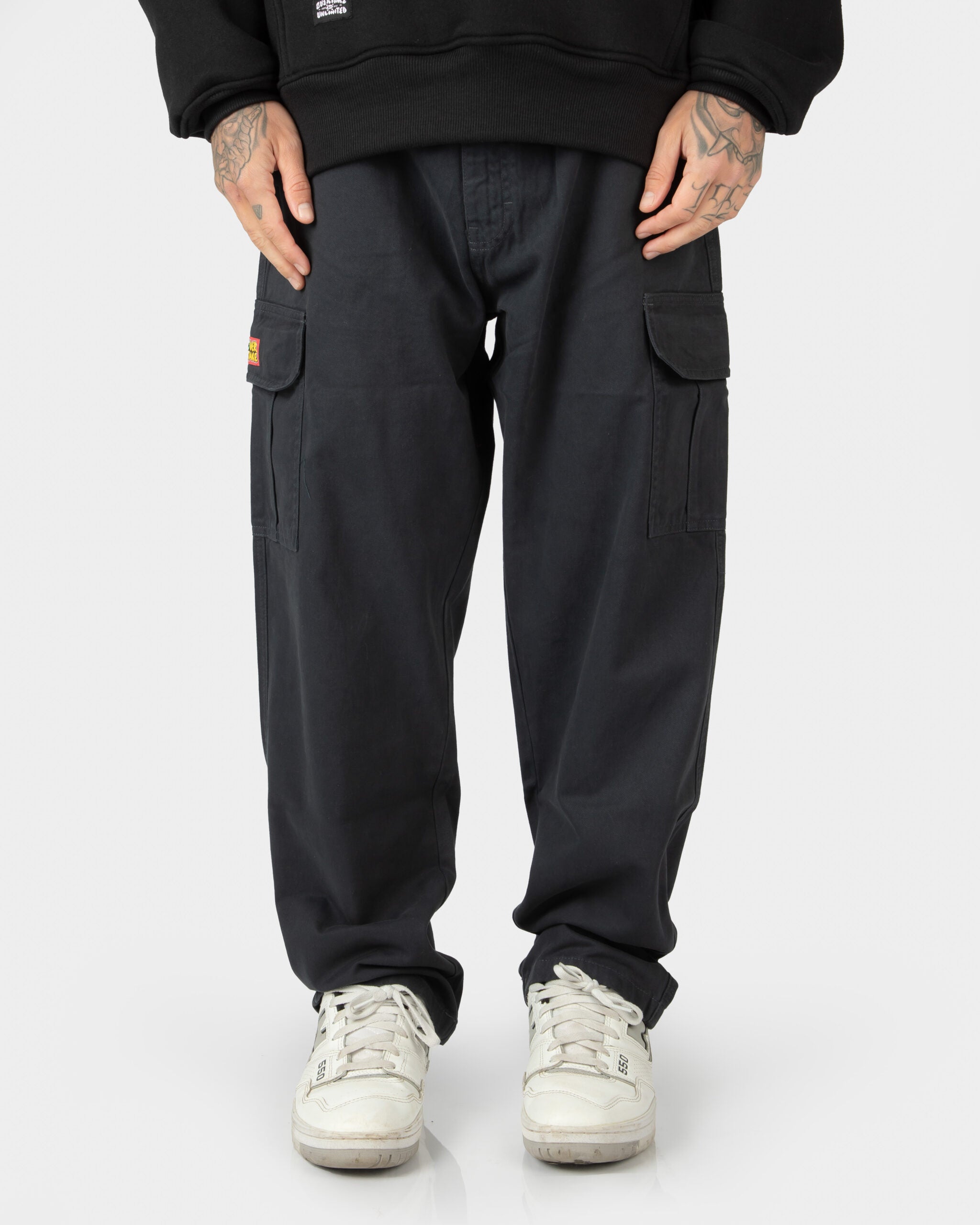PANTALON CARGO DRILL OVERTAKE / AZUL MARINO / GREY