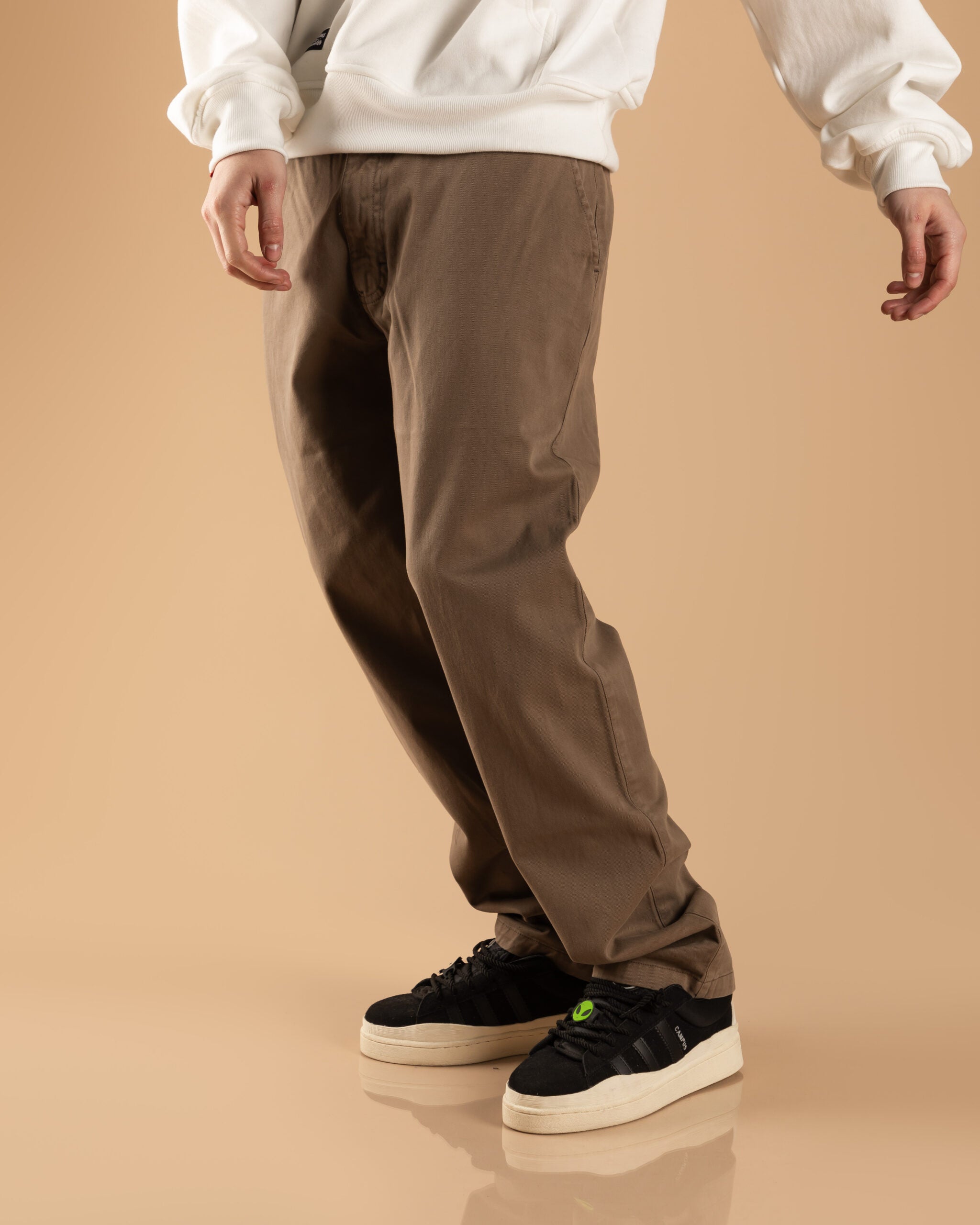 PANTALON CHINO PANT OVERTAKE / MARRON / TOPO