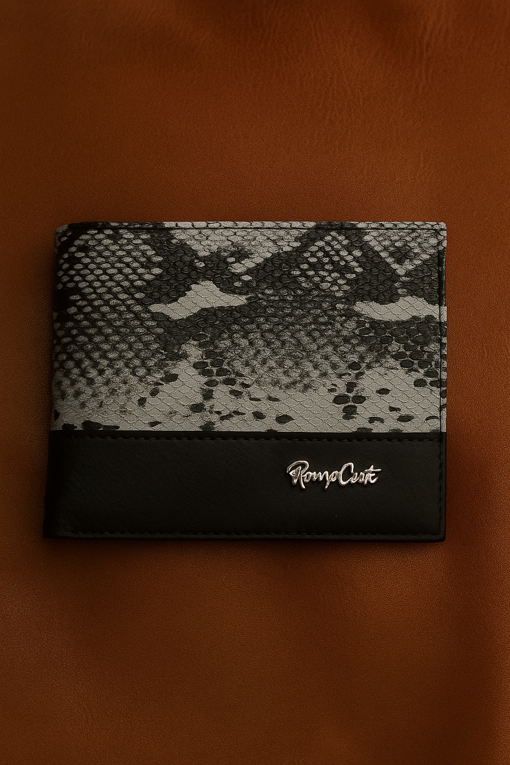 BILLETERA RENZO COSTA / PIEL SERPIENTE