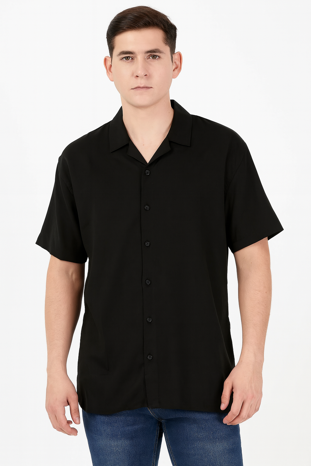 CAMISA LEVERAGE OVERSIZE NEGRA