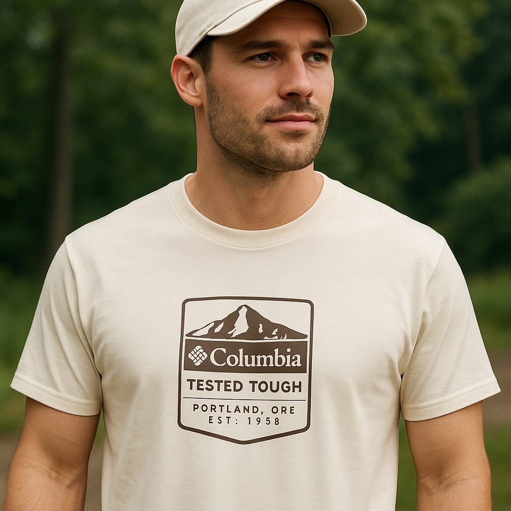 Polo Columbia beige / logo pecho