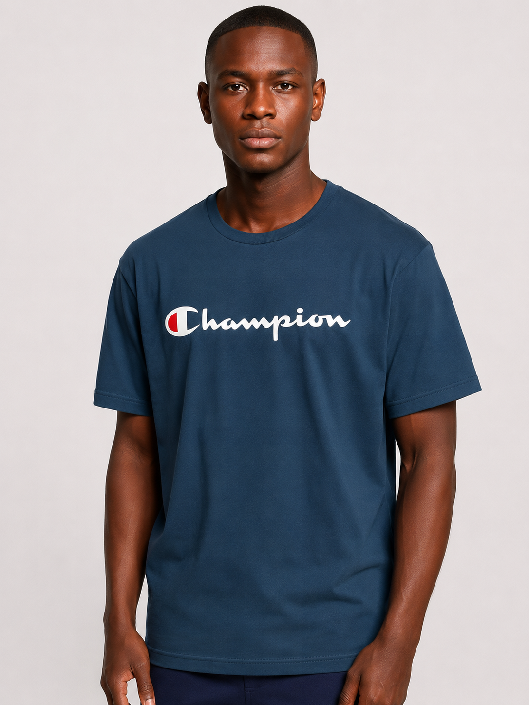 POLO CHAMPION / AZUL ACERO / LOGO CLASICO