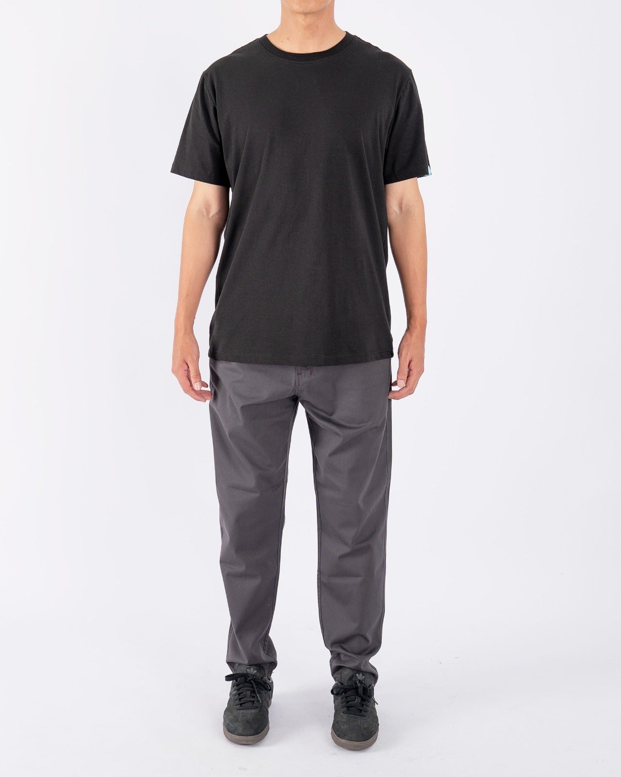 chino drill pants gris grafito