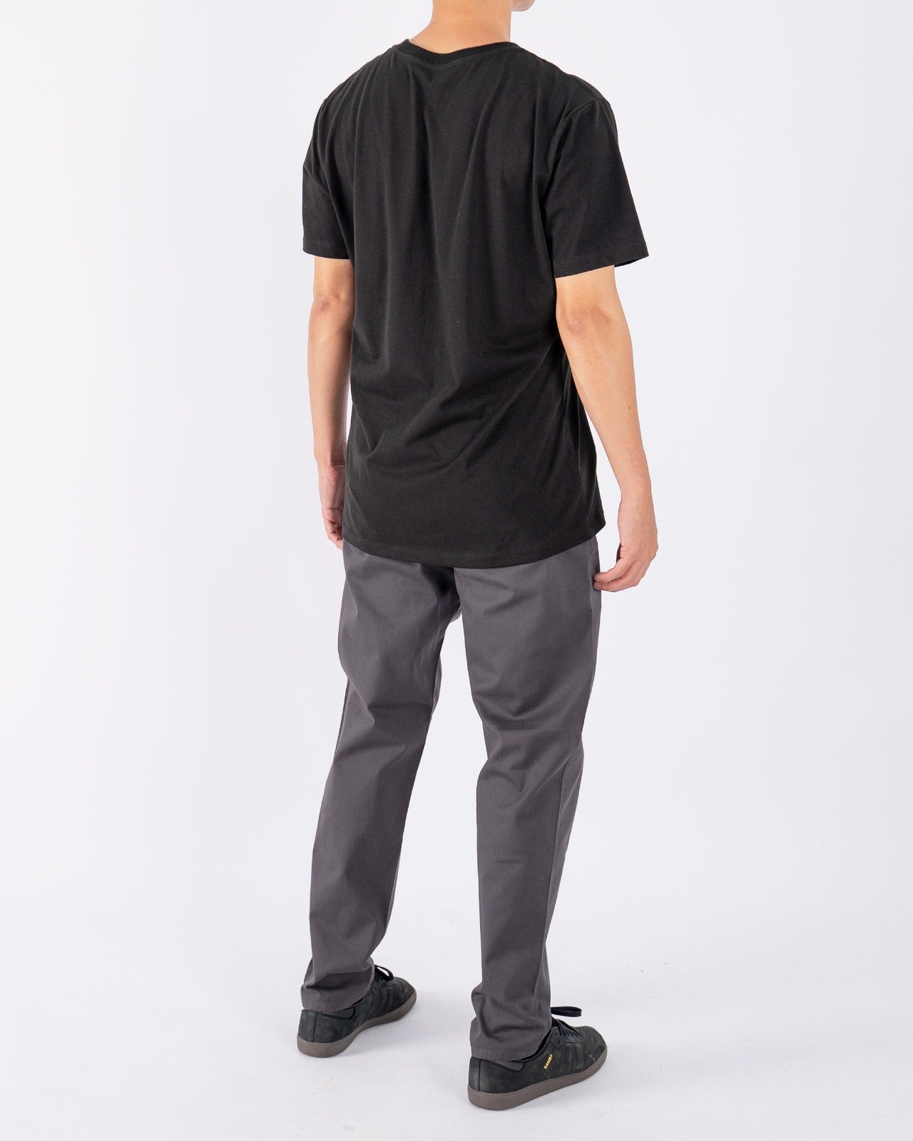 chino drill pants gris grafito