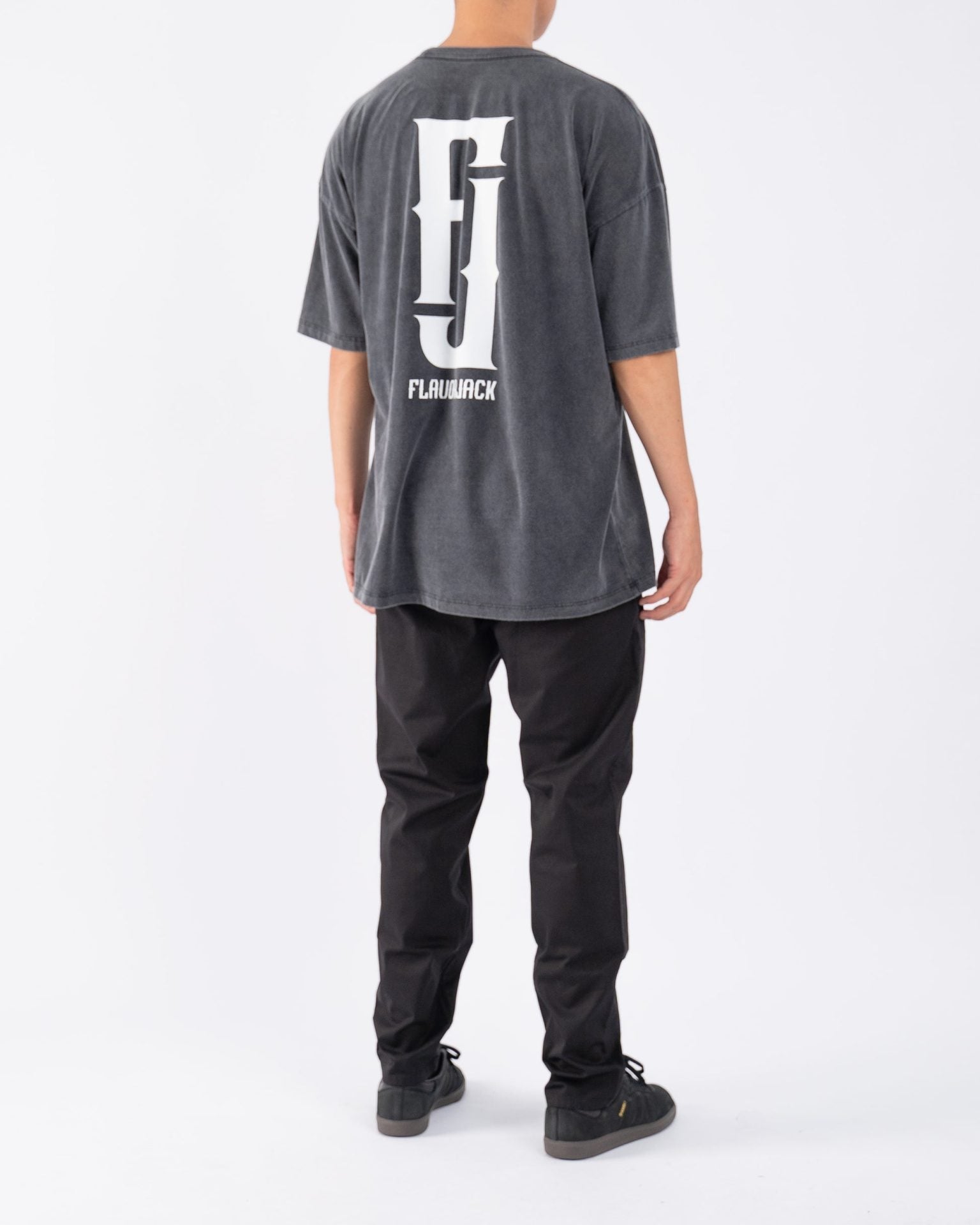 chino drill pants negro