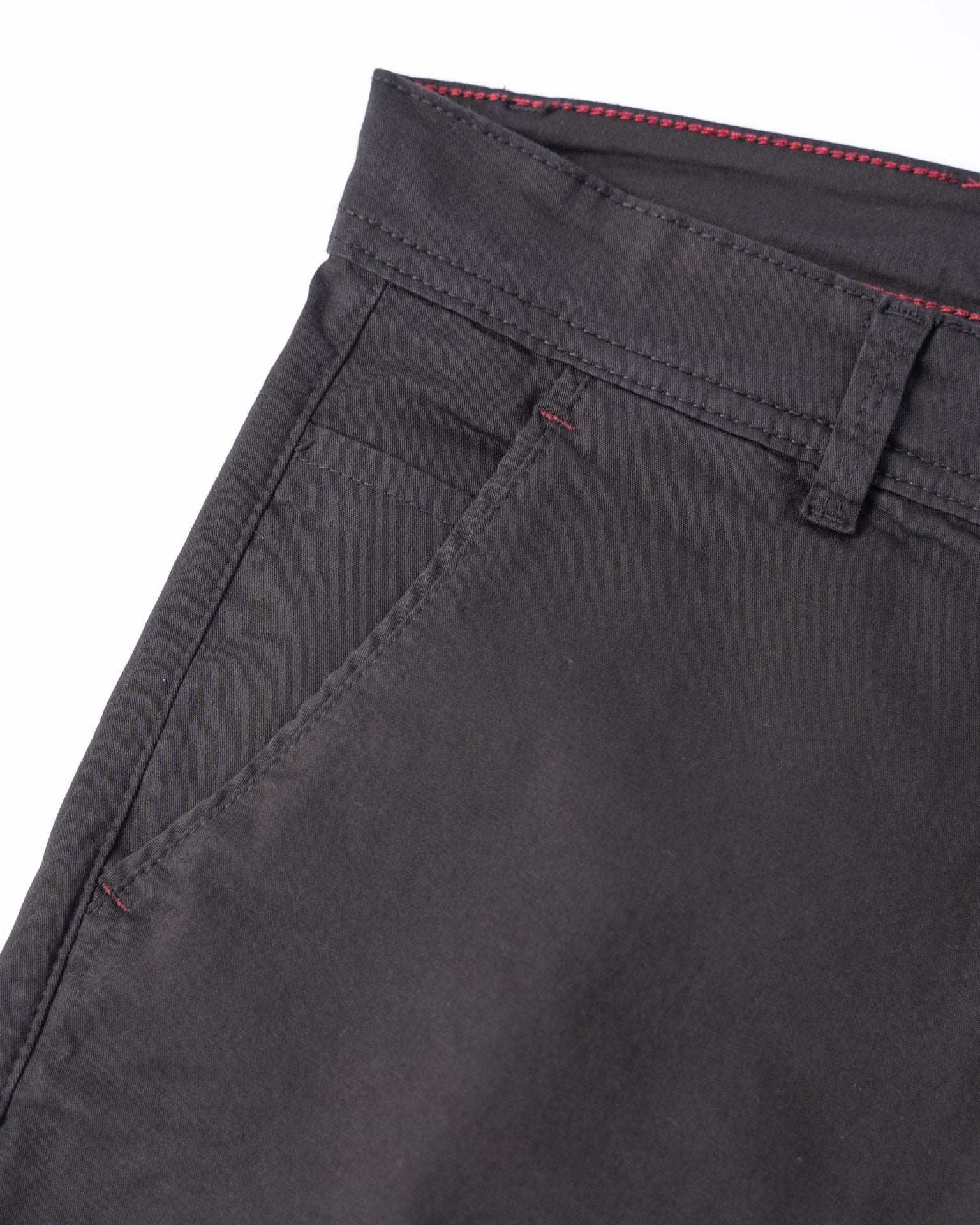 chino drill pants negro