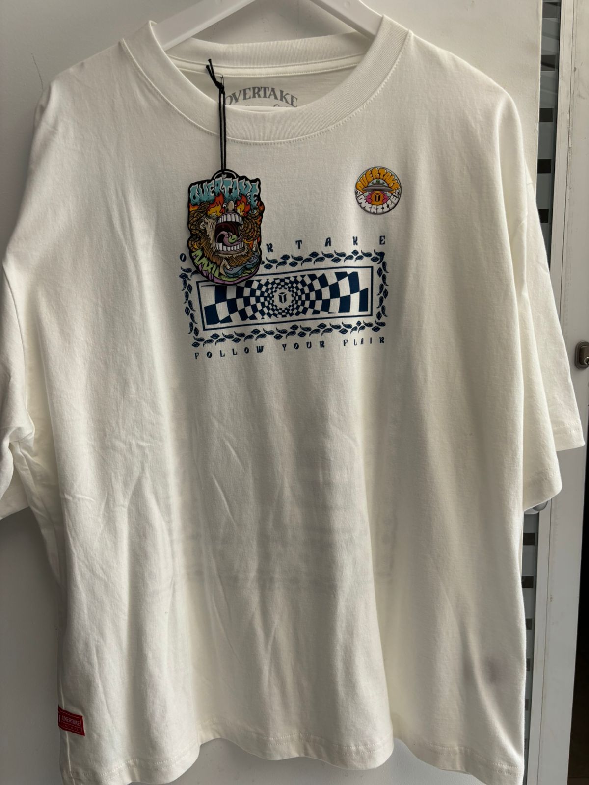 OVERTAKE BANDANA BLANCO CLASICO