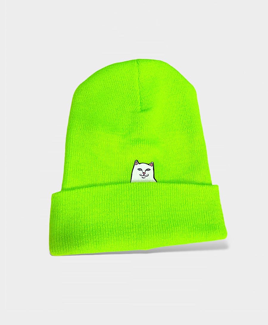 beanie verde fosforescente ripndip