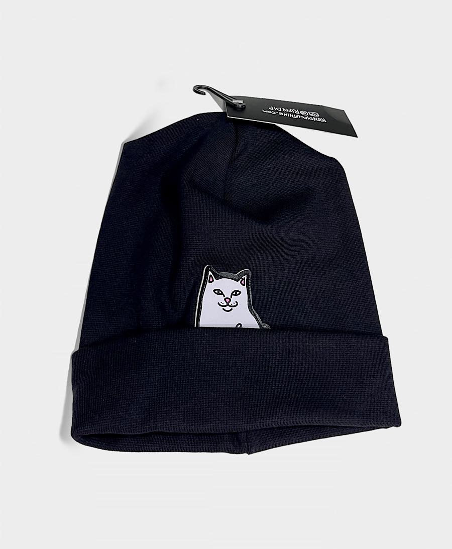beanie negro ripndip - lord nermal ajustado
