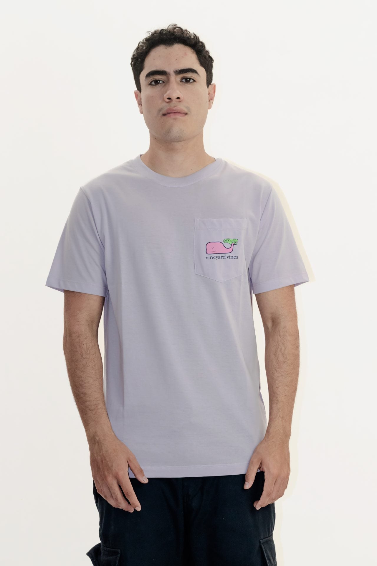 polo vineyard vines clasico lila - edición CROCS