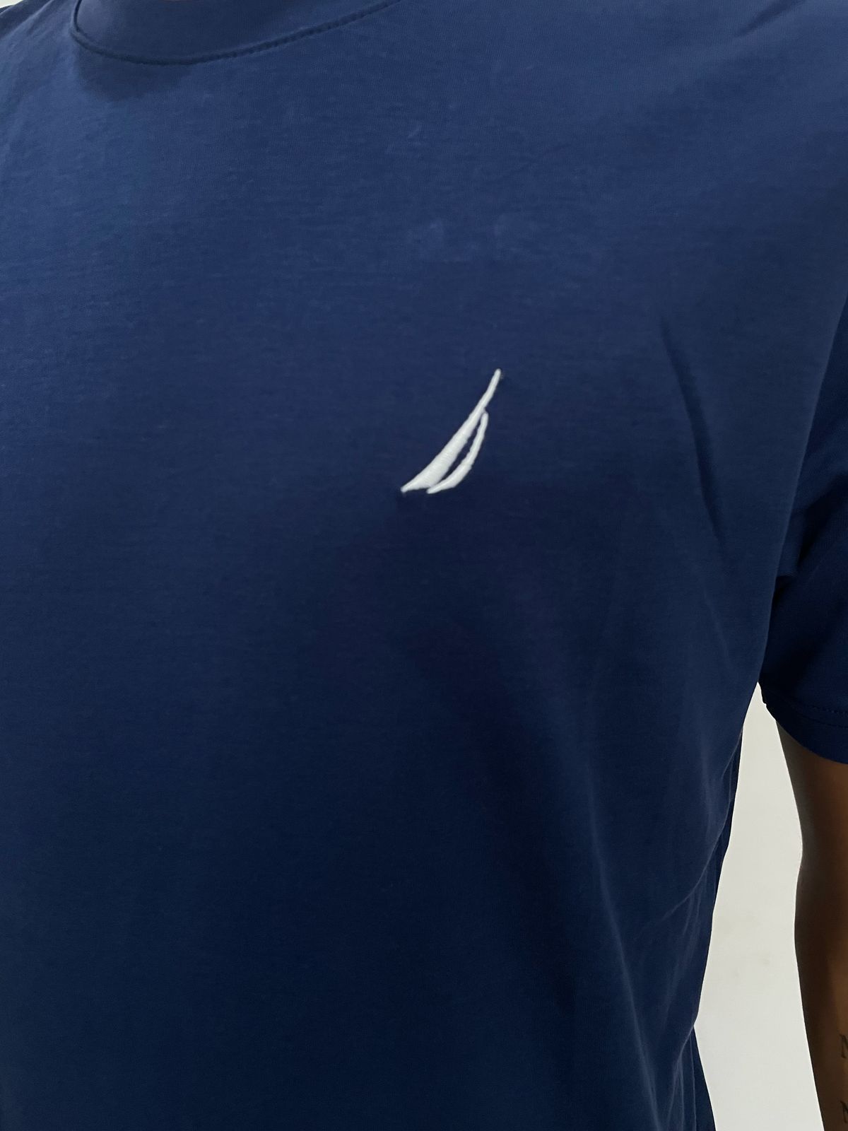 Polo Nautica azul marino / Logo blanco