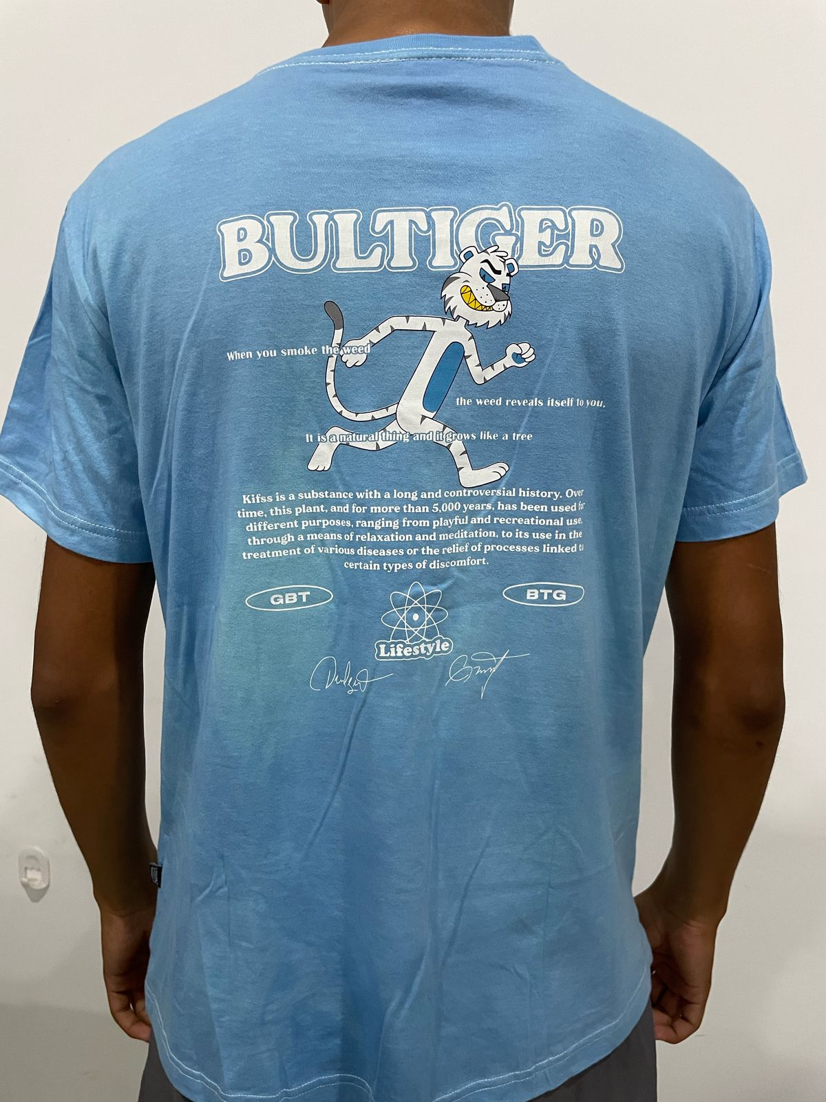Polo Bultiger celeste / Logo tigre