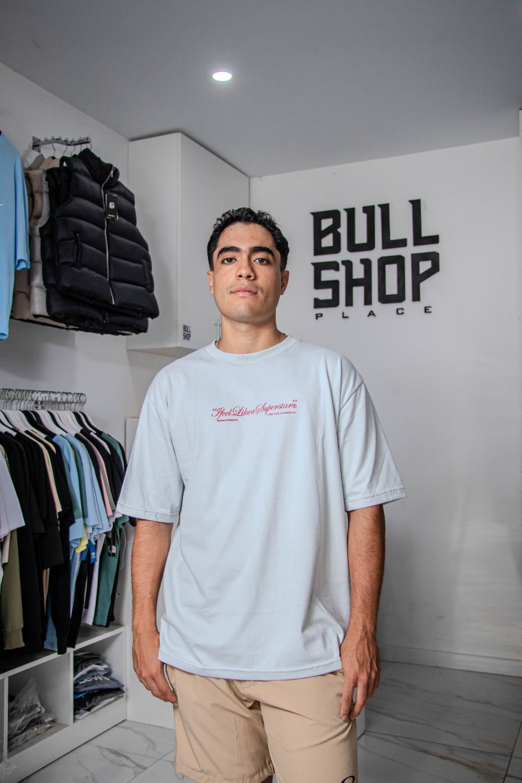 Polo KLEDINGSTREET verde agua / Logo flores espalda
