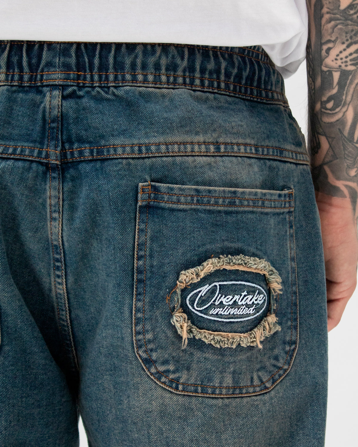 PANTALON CARGO OVERTAKE / JASPEADO / FROST BLUE