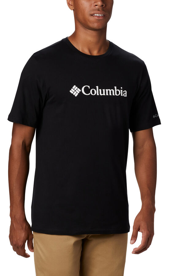 Polo columbia negro / logo pecho
