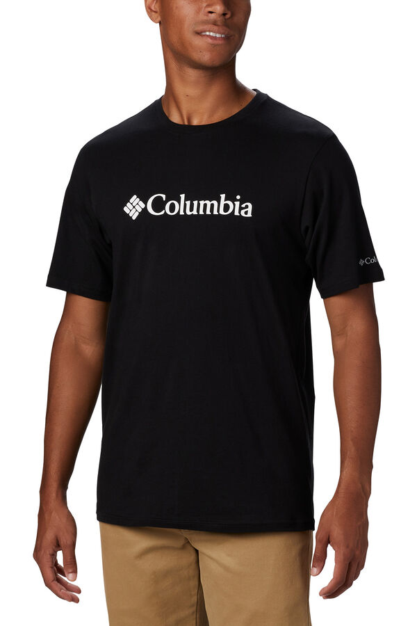 Polo columbia negro / logo pecho