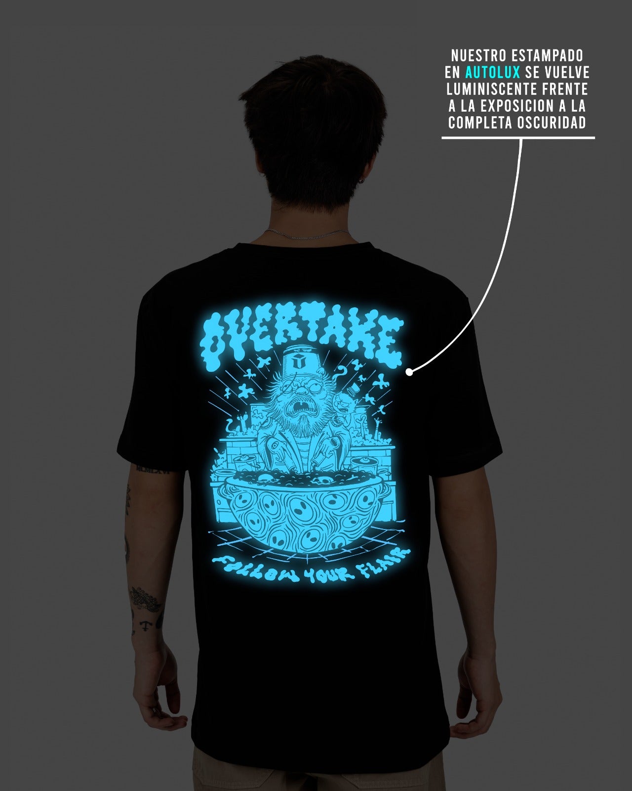 polo overtake acid light /negro / science (Alumbra en la oscuridad)