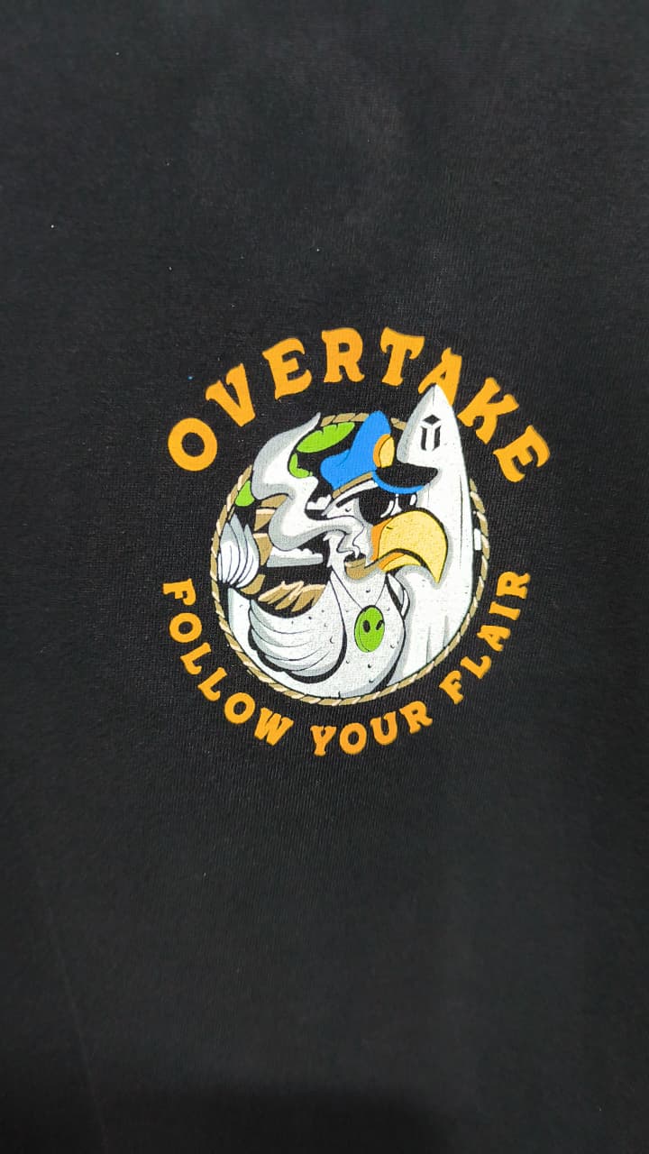 POLO CLASICO OVERTAKE / NEGRO / POLICE BIRDS