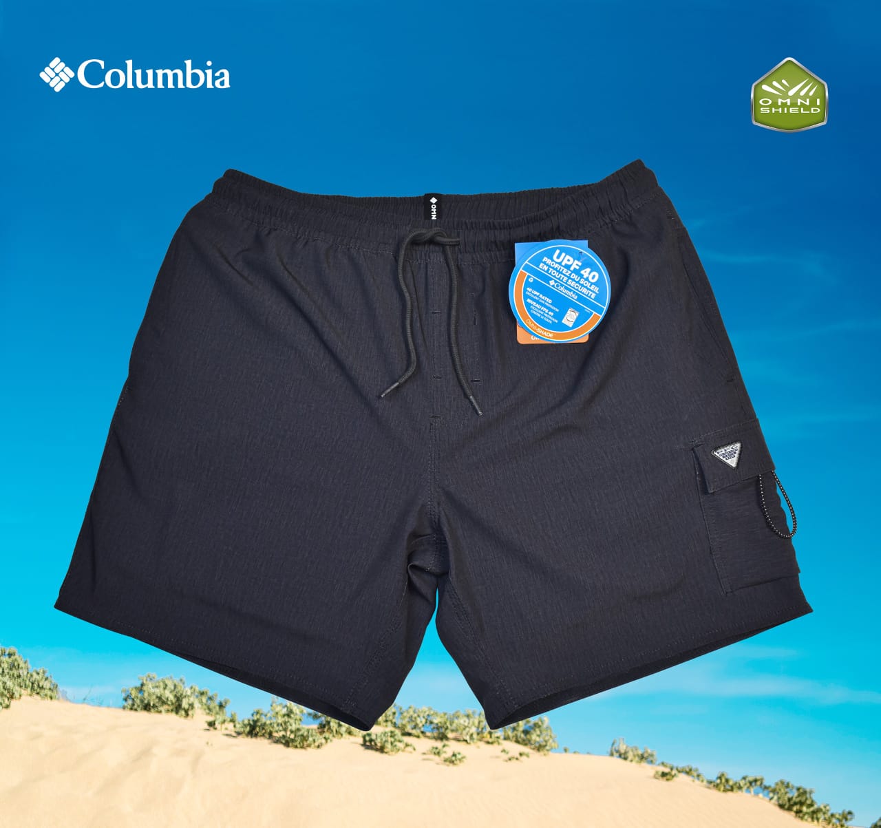 SHORT COLUMBIA AZUL MARINO