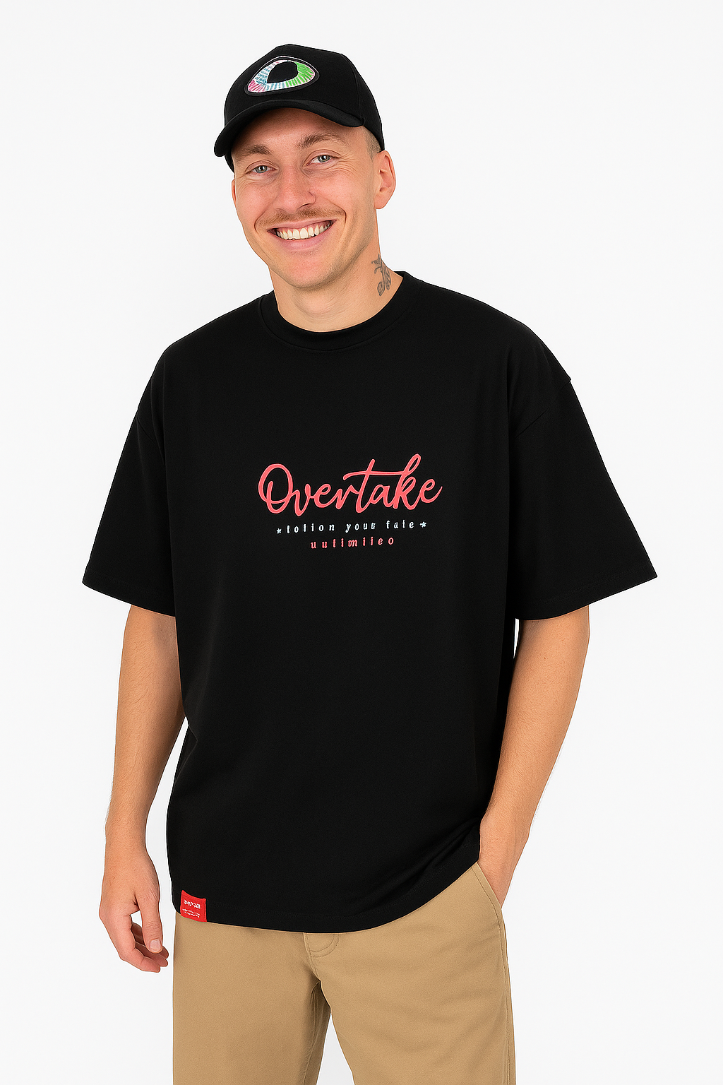 POLO BOXYFIT OVERTAKE / NEGRO / SKULL BOXY